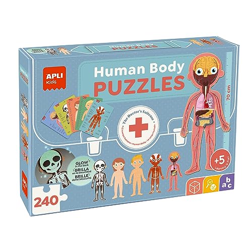 APLI KIDS 19438 Lernpuzzle über den menschlichen Körper von APLI Kids
