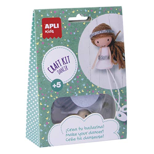 APLI Kids Create eigene Ballerina-Puppe Kit (Mehrfarbig) von APLI Kids