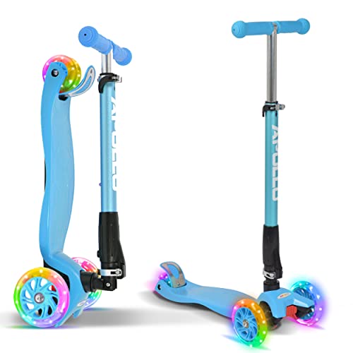 Apollo Fun-Scooter Kids Whiz LED Roller für Kinder ab 3 Jahren, Kinderroller, Kickboard, Tretroller Apollo Fun-Scooter Kids Whiz LED Roller für Kinder ab 3 Jahren, Kinderroller, Kickboard, Tretroller von Apollo