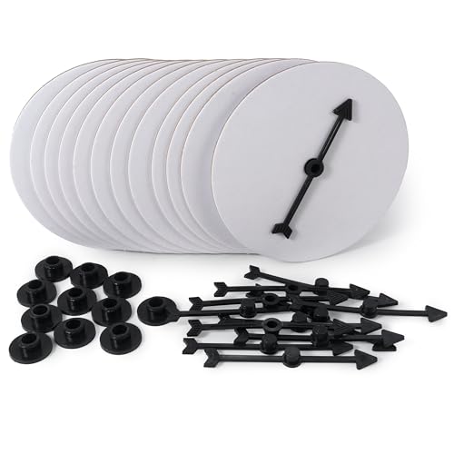 12 Brettspiel-Pfeilspinner, Zubehör für Familienspiele - Leere DIY-Gaming-Spinner, erstellen Sie Ihre eigenen - Ersatzteile von Apostrophe Games