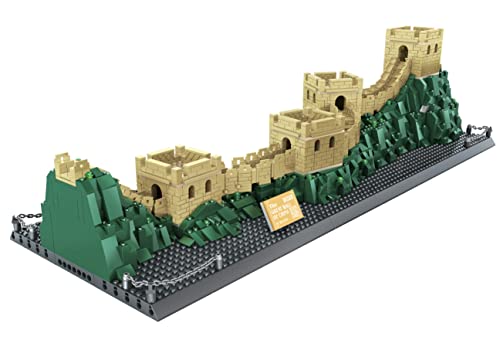 Apostrophe Games Great Wall of China Baustein-Set (1407-teilig) Chinas Great Wall berühmte Wahrzeichen-Serie – Architekturmodell für Kinder und Erwachsene von Apostrophe Games