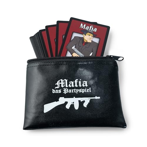 Apostrophe Games Mafia Das Partyspiel - Spiel des Lügens, Bluffens, Täuschens -38 Rollenkarten, Kartenspiel für Erwachsene und Jugendliche - Interaktives Brettspiel für Freunde, Familie von Apostrophe Games