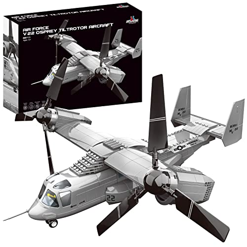 Apostrophe Games V-22 Fischadler Tiltrotor Flugzeug bausteinset - 460 Stück Apostrophe Games V-22 Fischadler Tiltrotor Flugzeug bausteinset - 460 Stück von Apostrophe Games