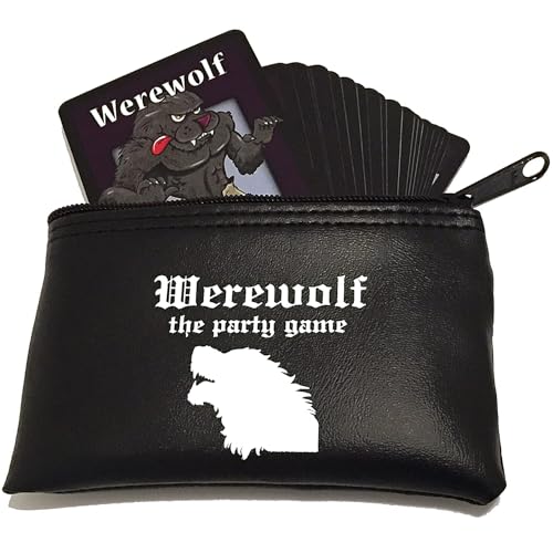 Apostrophe Games Werwolf Das Partyspiel - 42 Rollenkarten, für 7 bis 30 Spieler - Spieleabend, für Erwachsene und Jugendliche - Interaktives Brettspiel (Nur englische Version) von Apostrophe Games