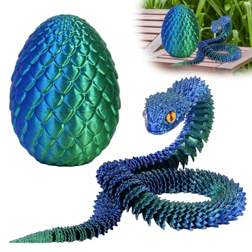 Applysu 3D Gedrucktes Schlangenei 3D Gedrucktes Bewegliches Flexibles Schlangenei, Mini Zappeltiere, Spielzeug, Schlangenstatue, Wohndekoration FüR Schreibtisch, Regal Applysu 3D Gedrucktes Schlangenei 3D Gedrucktes Bewegliches Flexibles Schlangenei, Mini Zappeltiere, Spielzeug, Schlangenstatue, Wohndekoration FüR Schreibtisch, Regal von Applysu