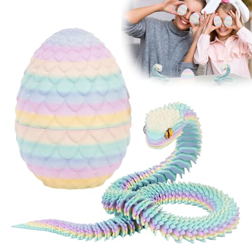 Applysu 3D Gedrucktes Schlangenei 3D Gedrucktes Bewegliches Flexibles Schlangenei, Mini Zappeltiere, Spielzeug, Schlangenstatue, Wohndekoration FüR Schreibtisch, Regal Applysu 3D Gedrucktes Schlangenei 3D Gedrucktes Bewegliches Flexibles Schlangenei, Mini Zappeltiere, Spielzeug, Schlangenstatue, Wohndekoration FüR Schreibtisch, Regal von Applysu