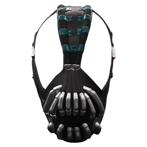 Applysu Bane Maske Dark Knight Rises Bane Maske Halloween Karneval Verkleidung Cosplay Kostüm Requisiten für Erwachsene Applysu Bane Maske Dark Knight Rises Bane Maske Halloween Karneval Verkleidung Cosplay Kostüm Requisiten für Erwachsene von Applysu