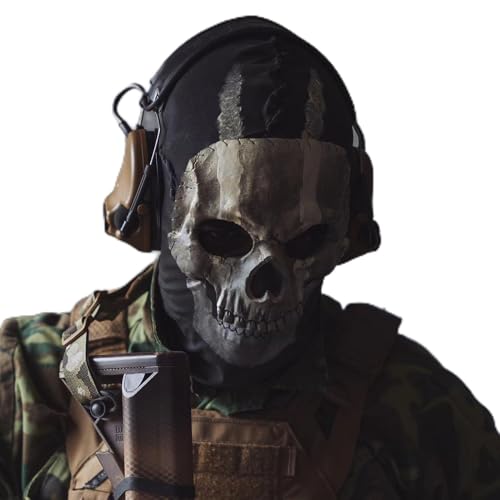 Applysu Call of Duty Ghost Maske GOD Geistermaske MW2 Ski Skelett Vollkopfmaske Halloween Grusel Horror Cosplay Kopfbedeckung Kostüm für Maskerade Applysu Call of Duty Ghost Maske GOD Geistermaske MW2 Ski Skelett Vollkopfmaske Halloween Grusel Horror Cosplay Kopfbedeckung Kostüm für Maskerade von Applysu