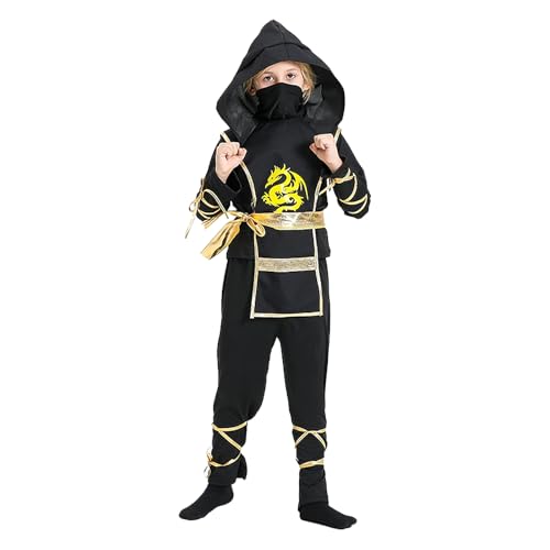 Applysu Kinder Ninja Kostüm Ninja Kostüm für Jungen Halloween Jungen Verkleidung für Mottoparty Applysu Kinder Ninja Kostüm Ninja Kostüm für Jungen Halloween Jungen Verkleidung für Mottoparty von Applysu