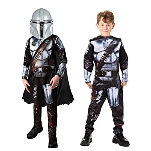 Applysu Mandalorianisches Kostüm für Kinder, Mandalorian-Kostüme für Jungen, Mandalorian-Kostüm mit Helm, Umhang, Halloween, Cosplay-Kostüm Applysu Mandalorianisches Kostüm für Kinder, Mandalorian-Kostüme für Jungen, Mandalorian-Kostüm mit Helm, Umhang, Halloween, Cosplay-Kostüm von Applysu