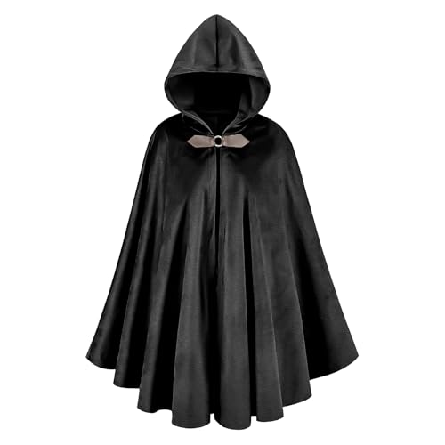 Applysu Renaissance Kapuzenumhang Mittelalterliches Kostüm mit Kapuze Hobbit Kapuzenumhang Kostüm Halloween Zaubererkostüm Mittelalterliches Wikinger Cosplay Kostüm Applysu Renaissance Kapuzenumhang Mittelalterliches Kostüm mit Kapuze Hobbit Kapuzenumhang Kostüm Halloween Zaubererkostüm Mittelalterliches Wikinger Cosplay Kostüm von Applysu
