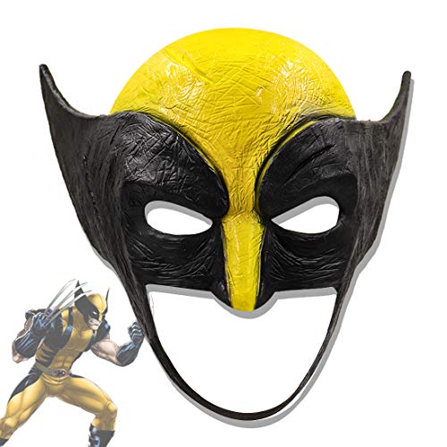 Wolverine Maske James Howlett Latex Halbgesichtsmaske Film Cosplay Halloween Kostüm Requisiten für Erwachsene von Applysu