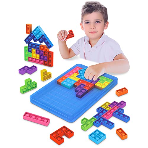 Geduldspiele für Kinder 3-7 Jahre, Lernspiele 4-10 Jahre Jungen Mädchen, IQ Puzzle Popit Antistress Spielzeug für Kinder und Erwachsene, Geschenk von Appoft