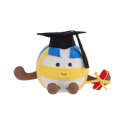 Apricot Lamb Abschluss Volleyball Ball Sport Plüschtiere für Kinder, weiche niedliche Kuscheltier für Baby Mädchen und Jungen, Flauschige Abschluss Volleyball Gelb 12 cm Apricot Lamb Abschluss Volleyball Ball Sport Plüschtiere für Kinder, weiche niedliche Kuscheltier für Baby Mädchen und Jungen, Flauschige Abschluss Volleyball Gelb 12 cm von Apricot Lamb