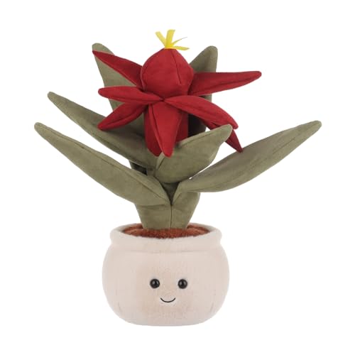 Apricot Lamb Blume Pflanze Rote Vriesea Bromelienpflanze Plüschtiere für Kinder, weiche niedliche Kuscheltier für Baby Mädchen und Jungen, Flauschige Blume Pflanze mit chinesischem Glück Grün 31 cm Apricot Lamb Blume Pflanze Rote Vriesea Bromelienpflanze Plüschtiere für Kinder, weiche niedliche Kuscheltier für Baby Mädchen und Jungen, Flauschige Blume Pflanze mit chinesischem Glück Grün 31 cm von Apricot Lamb