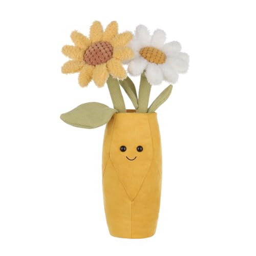 Apricot Lamb Daisy Vase Blume Plüschtiere für Kinder, weiche niedliche Kuscheltier für Baby Mädchen und Jungen, Flauschige Daisy Vase Gelb 35 cm Apricot Lamb Daisy Vase Blume Plüschtiere für Kinder, weiche niedliche Kuscheltier für Baby Mädchen und Jungen, Flauschige Daisy Vase Gelb 35 cm von Apricot Lamb