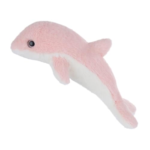 Apricot Lamb Dolphin Meerestier Plüschtiere für Kinder, weiche niedliche Kuscheltier für Baby Mädchen und Jungen, Flauschige Dolphin Rosa 30cm von Apricot Lamb