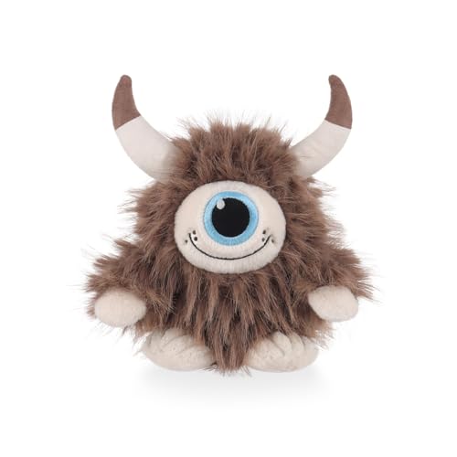Apricot Lamb Einäugiges Monster Ted Plüschtiere für Kinder, weiche niedliche Kuscheltier für Baby Mädchen und Jungen, Flauschige Einäugiges Monster Ted Braun 20 cm von Apricot Lamb