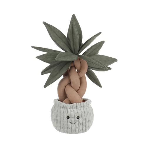 Apricot Lamb Geldbaum Glücksbaum Pflanze Plüschtiere für Kinder, weiche niedliche Kuscheltier für Baby Mädchen und Jungen, Flauschige Geldbaum Pflanze Grün 50 cm von Apricot Lamb