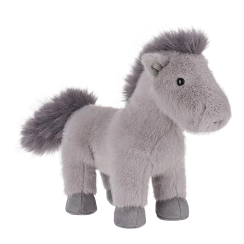 Apricot Lamb Grau Pferd Plüsch Spielzeug Plüschtier Flauschiger Stofftier zum Spielen Gemütliches Schmusetier Plüsch Pferd von Apricot Lamb