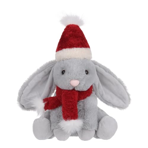 Apricot Lamb Hase Plüschtiere für Kinder, weiche niedliche Kuscheltier für Baby Mädchen und Jungen, Flauschige Weihnachten Grau Hase 20cm von Apricot Lamb