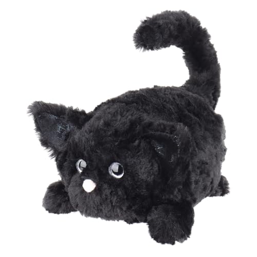 Apricot Lamb –Ice Cozy Kitty-Cat– Plüsch Spielzeug Plüschtier für Mädchen, Jungen & Babys – Flauschiger Stofftier zum Spielen, Sammeln & Kuscheln – Gemütliches Schmusetier – Plüsch Katze schwarz von Apricot Lamb