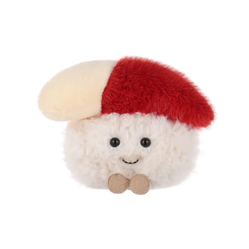 Apricot Lamb Islandmuschel Sushi Essen Plüschtiere für Kinder, weiche niedliche Kuscheltier für Baby Mädchen und Jungen, Flauschige Islandmuschel Sushi Weiß 9 cm Apricot Lamb Islandmuschel Sushi Essen Plüschtiere für Kinder, weiche niedliche Kuscheltier für Baby Mädchen und Jungen, Flauschige Islandmuschel Sushi Weiß 9 cm von Apricot Lamb