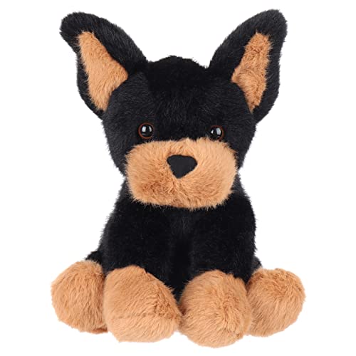 Apricot Lamb Dobermann Kuscheltier Hund Plüschtiere für Kinder, weiche niedliche Kuscheltier für Baby Mädchen und Jungen, Flauschige Hund 20 cm von Apricot Lamb