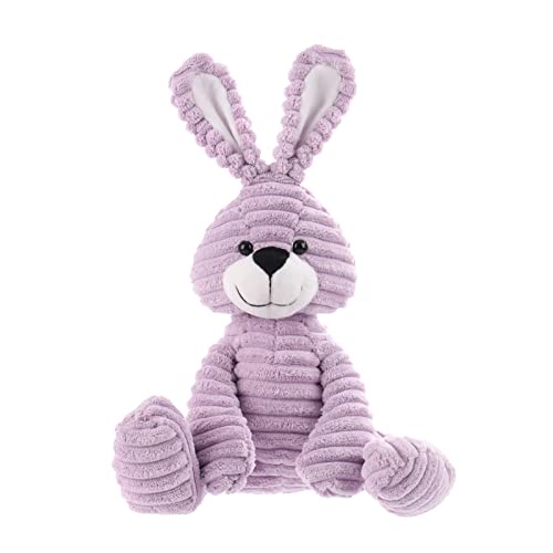Apricot Lamb – Kuscheltier Lila Hase 23 cm – Plüsch Spielzeug Plüschtier für Kinder und Baby – Flauschiger Stofftier zum Spielen, Geschenk & Kuscheln – Gemütliches Schmusetier – Cord Kaninchen von Apricot Lamb