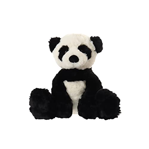 Apricot Lamb – Kuscheltier Panda 22 cm – Plüsch Spielzeug Plüschtier für Kinder und Baby – Flauschiger Stofftier zum Spielen, Geschenk & Kuscheln – Gemütliches Schmusetier – Bürsten-Blumen-Panda von Apricot Lamb