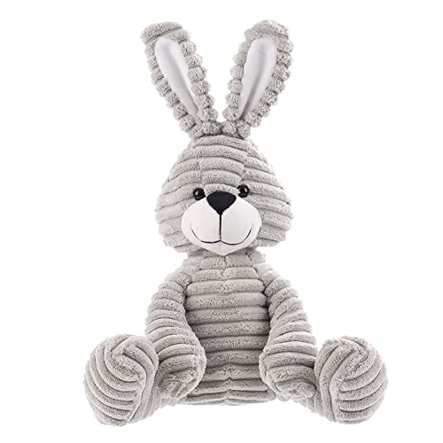 Apricot Lamb – Kuscheltier grau Hase 23 cm – Plüsch Spielzeug Plüschtier für Kinder und Baby – Flauschiger Stofftier zum Spielen, Geschenk & Kuscheln – Gemütliches Schmusetier – Cord Ka von Apricot Lamb