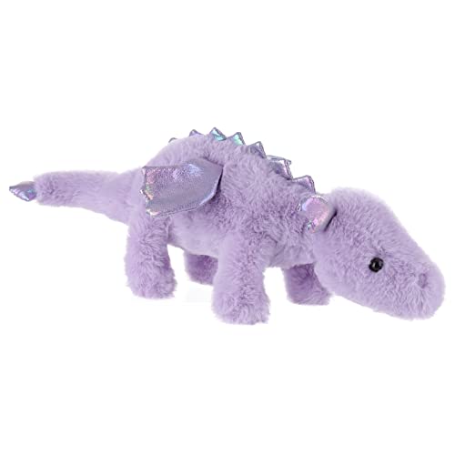 Apricot Lamb – Kuscheltier liegender Drache 38cm – Drache Plüschtier Plüsch Spielzeug weich&waschbar Geschenk für Kinder Baby Mädchen Junge(Farbe: Volett) von Apricot Lamb