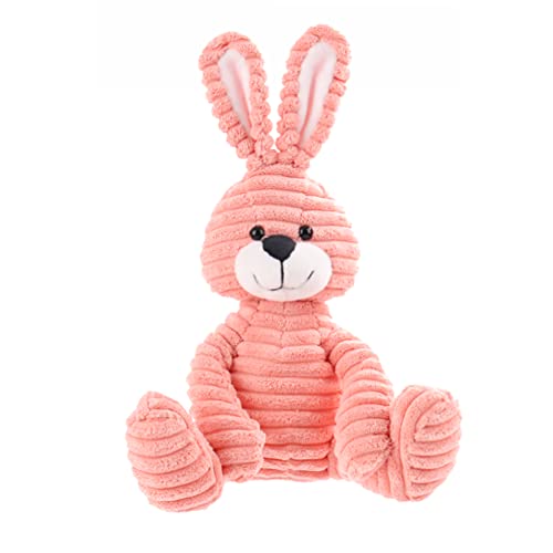 Apricot Lamb – Kuscheltier rosa Hase 23 cm – Plüsch Spielzeug Plüschtier für Kinder und Baby – Flauschiger Stofftier zum Spielen, Geschenk & Kuscheln – Gemütliches Schmusetier – Cord Kaninchen von Apricot Lamb