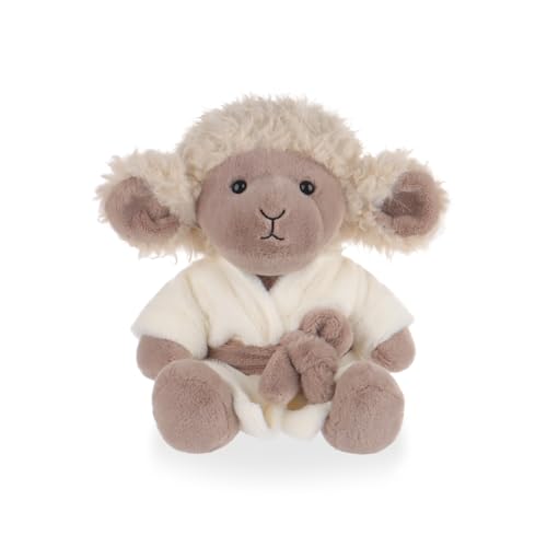 Apricot Lamb Lamm mit Bademantel Schaf Plüschtiere für Kinder, weiche niedliche Kuscheltier für Baby Mädchen und Jungen, Flauschige Lamm Braun 22 cm Apricot Lamb Lamm mit Bademantel Schaf Plüschtiere für Kinder, weiche niedliche Kuscheltier für Baby Mädchen und Jungen, Flauschige Lamm Braun 22 cm von Apricot Lamb