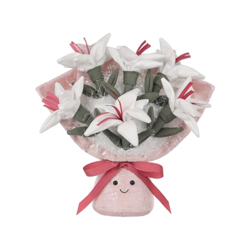 Apricot Lamb Lilien Bouquet Strauß Blume Plüschtiere für Kinder, weiche niedliche Kuscheltier für Baby Mädchen und Jungen, Flauschige Lilien Strauß Rosa 28 cm Apricot Lamb Lilien Bouquet Strauß Blume Plüschtiere für Kinder, weiche niedliche Kuscheltier für Baby Mädchen und Jungen, Flauschige Lilien Strauß Rosa 28 cm von Apricot Lamb