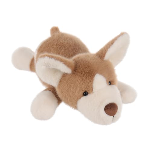 Apricot Lamb Lügnender Corgi Hund Plüschtiere für Kinder, weiche niedliche Kuscheltier für Baby Mädchen und Jungen, Flauschige Lügnender Corgi Hund Braun 33 cm Apricot Lamb Lügnender Corgi Hund Plüschtiere für Kinder, weiche niedliche Kuscheltier für Baby Mädchen und Jungen, Flauschige Lügnender Corgi Hund Braun 33 cm von Apricot Lamb