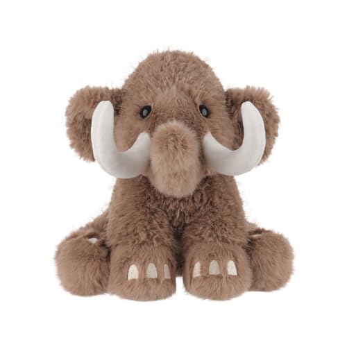 Apricot Lamb Mammut Mammoth Plüschtiere für Kinder, weiche niedliche Kuscheltier für Baby Mädchen und Jungen, Flauschige Mammut Braun 19 cm von Apricot Lamb