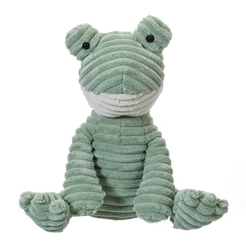 Apricot Lamb – Kuscheltier Frosch 23 cm – Plüsch Spielzeug Plüschtier für Kinder und Baby – Flauschiger Stofftier zum Spielen, Geschenk & Kuscheln – Gemütliches Schmusetier – Cord Frosch von Apricot Lamb