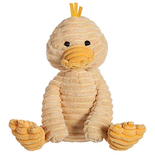 Apricot Lamb – Kuscheltier Ente 23 cm – Plüsch Spielzeug Plüschtier für Kinder und Baby – Flauschiger Stofftier zum Spielen, Geschenk & Kuscheln – Gemütliches Schmusetier – Cord Ente von Apricot Lamb