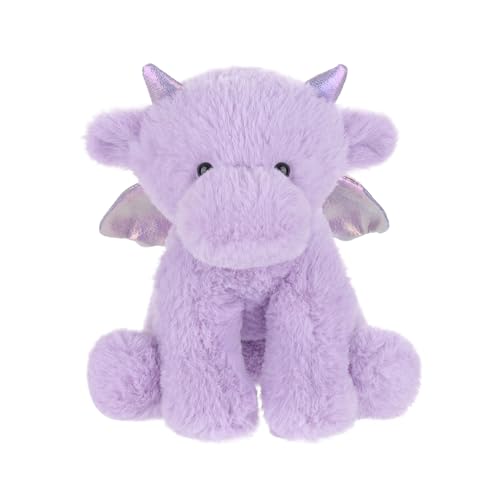Apricot Lamb Purpur Drache Plüschtiere für Kinder, weiche niedliche Kuscheltier für Baby Mädchen und Jungen, Flauschige Purpur Drache Lila 20 cm von Apricot Lamb
