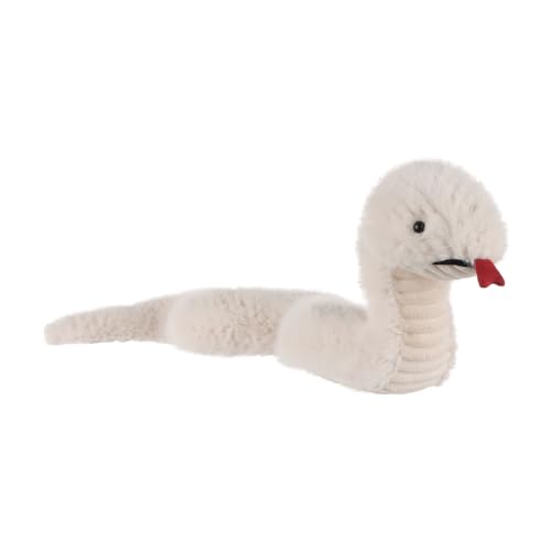 Apricot Lamb Schlange Plüschtiere für Kinder, weiche niedliche Kuscheltier für Baby Mädchen und Jungen, Flauschige Schlange Weiß 60 cm Apricot Lamb Schlange Plüschtiere für Kinder, weiche niedliche Kuscheltier für Baby Mädchen und Jungen, Flauschige Schlange Weiß 60 cm von Apricot Lamb