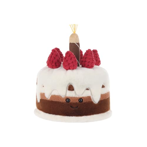 Apricot Lamb Schokoladen Kuchen Essen Plüschtiere für Kinder, weiche niedliche Kuscheltier für Baby Mädchen und Jungen, Flauschige Schokoladen Kuchen Weiß 18 cm Apricot Lamb Schokoladen Kuchen Essen Plüschtiere für Kinder, weiche niedliche Kuscheltier für Baby Mädchen und Jungen, Flauschige Schokoladen Kuchen Weiß 18 cm von Apricot Lamb
