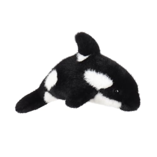 Apricot Lamb Schwertwal orca Meerestiere Plüschtiere für Kinder, weiche niedliche Kuscheltier für Baby Mädchen und Jungen, Flauschige Schwertwal Meerestiere Schwarz 31 cm von Apricot Lamb