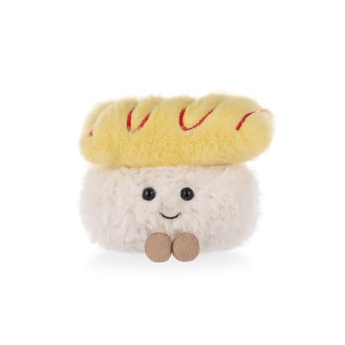 Apricot Lamb Tamago Yaki Sushi Stofftiere für Kinder, weiche süße Plüschtiere für Baby Mädchen und Jungen, 8,9 cm Apricot Lamb Tamago Yaki Sushi Stofftiere für Kinder, weiche süße Plüschtiere für Baby Mädchen und Jungen, 8,9 cm von Apricot Lamb