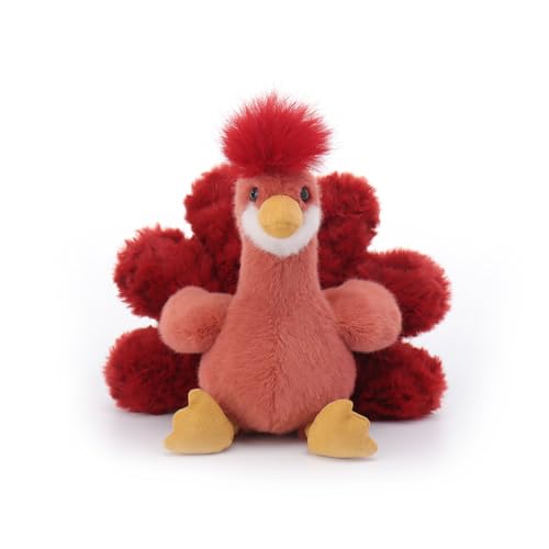 Apricot Lamb Tapfere Türkei Plüschtiere für Kinder, weiche niedliche Kuscheltier für Baby Mädchen und Jungen, Flauschige Tapfere Türkei Rot 20cm Apricot Lamb Tapfere Türkei Plüschtiere für Kinder, weiche niedliche Kuscheltier für Baby Mädchen und Jungen, Flauschige Tapfere Türkei Rot 20cm von Apricot Lamb
