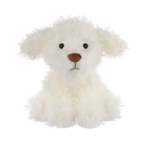 Apricot Lamb Plüsch weiß Hund Plüschtiere für Kinder, weiche niedliche Kuscheltier für Baby Mädchen und Jungen, Flauschige Hund weiß 20cm von Apricot Lamb