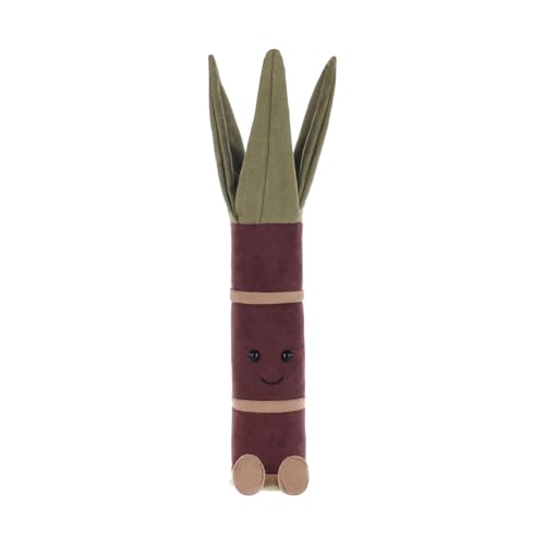 Apricot Lamb Zuckerrohr Essen Obst Plüschtiere für Kinder, weiche niedliche Kuscheltier für Baby Mädchen und Jungen, Flauschige Zuckerrohr Braun 29 cm von Apricot Lamb