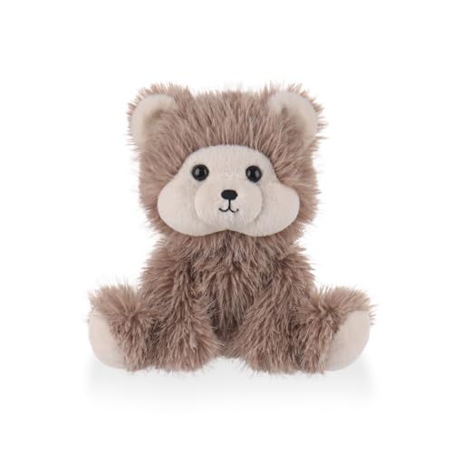 Apricot Lamb fröhlicher Bär Achir Plüschtiere für Kinder, weiche niedliche Kuscheltier für Baby Mädchen und Jungen, Flauschige fröhlicher Bär Achir Braun 20 cm von Apricot Lamb