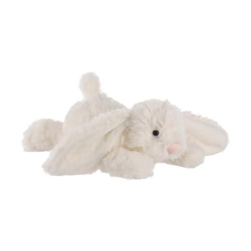 Apricot Lamb liegender Hase Plüschtiere für Kinder, weiche niedliche Kuscheltier für Baby Mädchen und Jungen, Flauschige liegender Kaninchen Creme 32 cm von Apricot Lamb