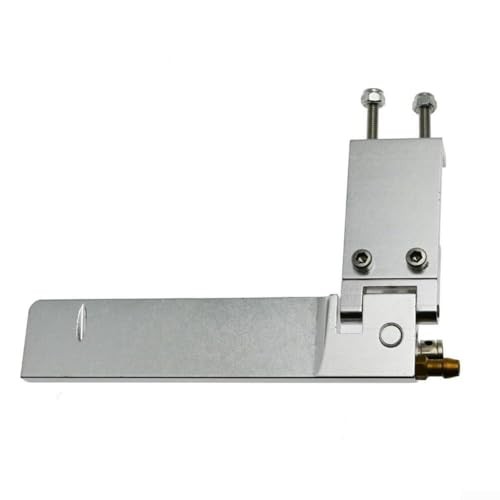 Aprilsunnyzone Für elektrische/gasbetriebene ferngesteuerte Bootsruder, Aluminiummaterial, 95 mm, wasserabsorbierend (Silber 95 mm) von Aprilsunnyzone